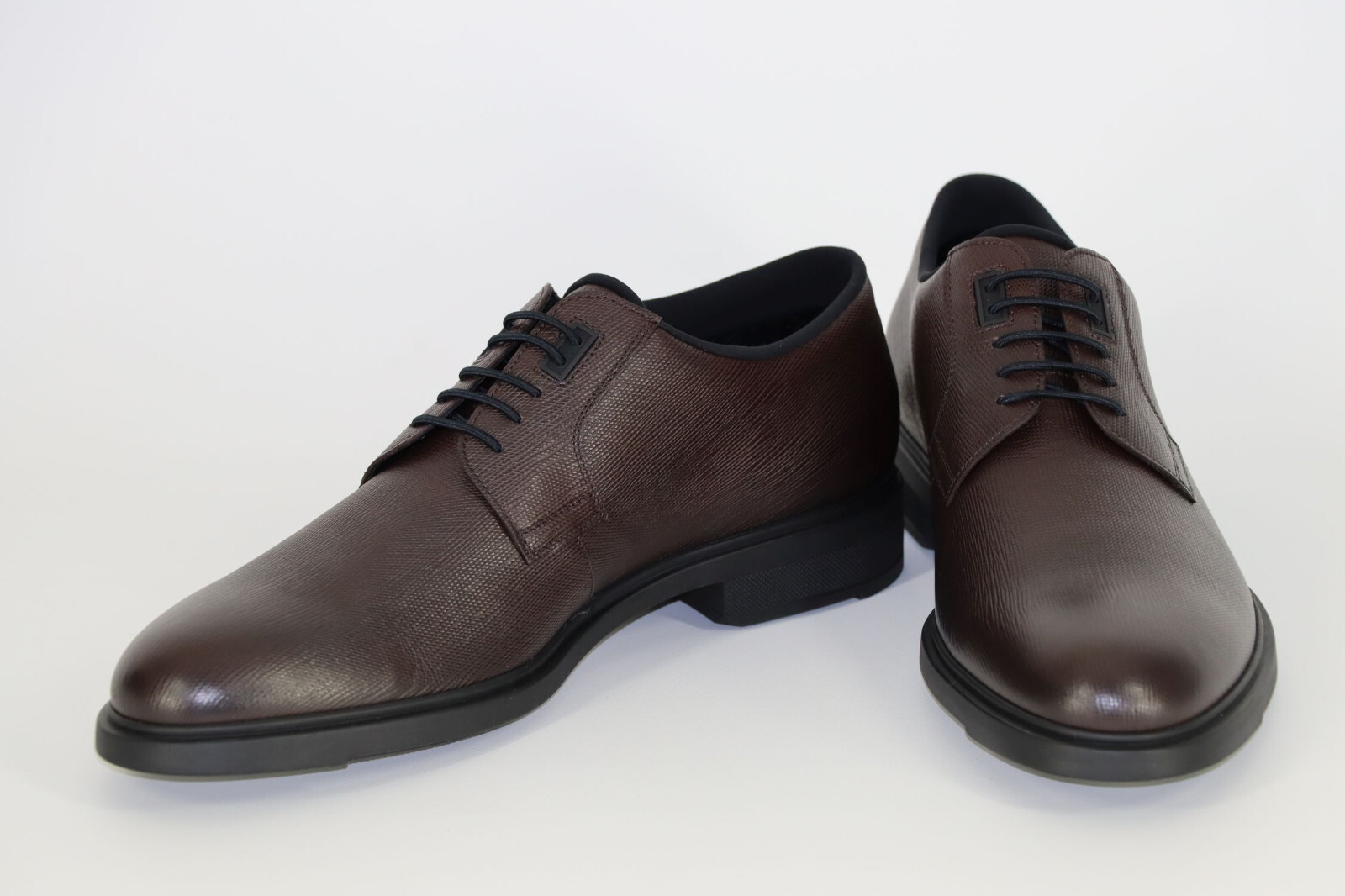 SAOLA Scarpe eleganti HUGO BOSS mod. Firstclass_Derb_pr1 taglia 44 5 US 11 5 marrone scuro