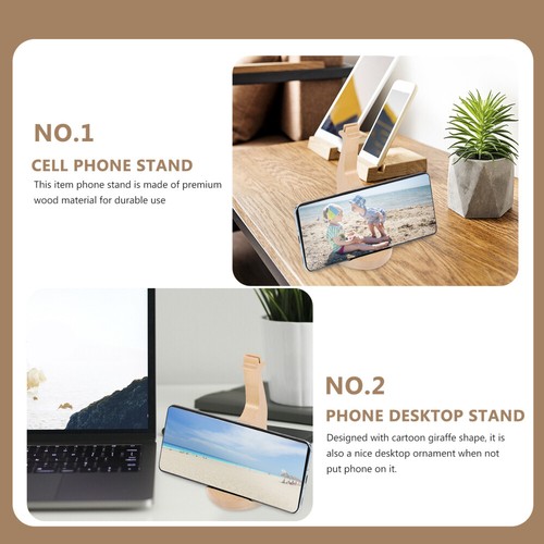 Mobile Phone Holder Office Wooden Jail Walnut Phonestand for Desk - 第 10/12 張圖片