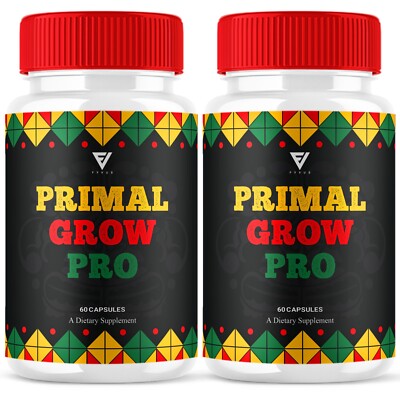 (2 Pack) Primal Grow Pro Capsules PrimalGrow Pro Max Performance (120 Capsules)