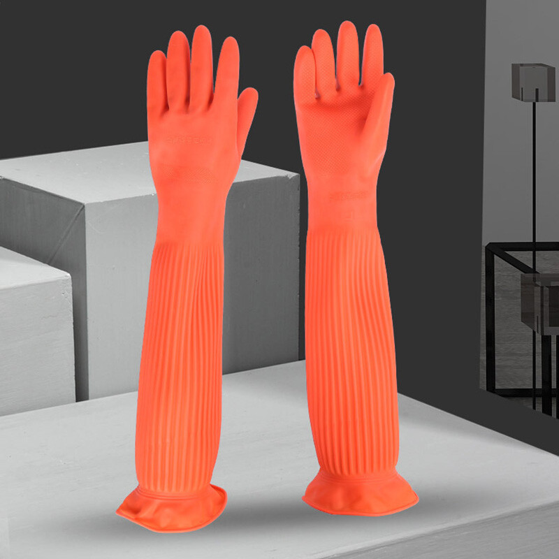 Long sleeve washing up gloves hotsell