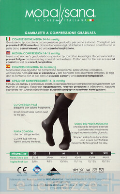 Modasana Gambaletti in cotone traspirante compressione media 14/16