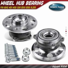 2x Conjunto de buje de cojinete de rueda trasera para Mercedes-Benz E500 E550 SL550 CL63 AMG