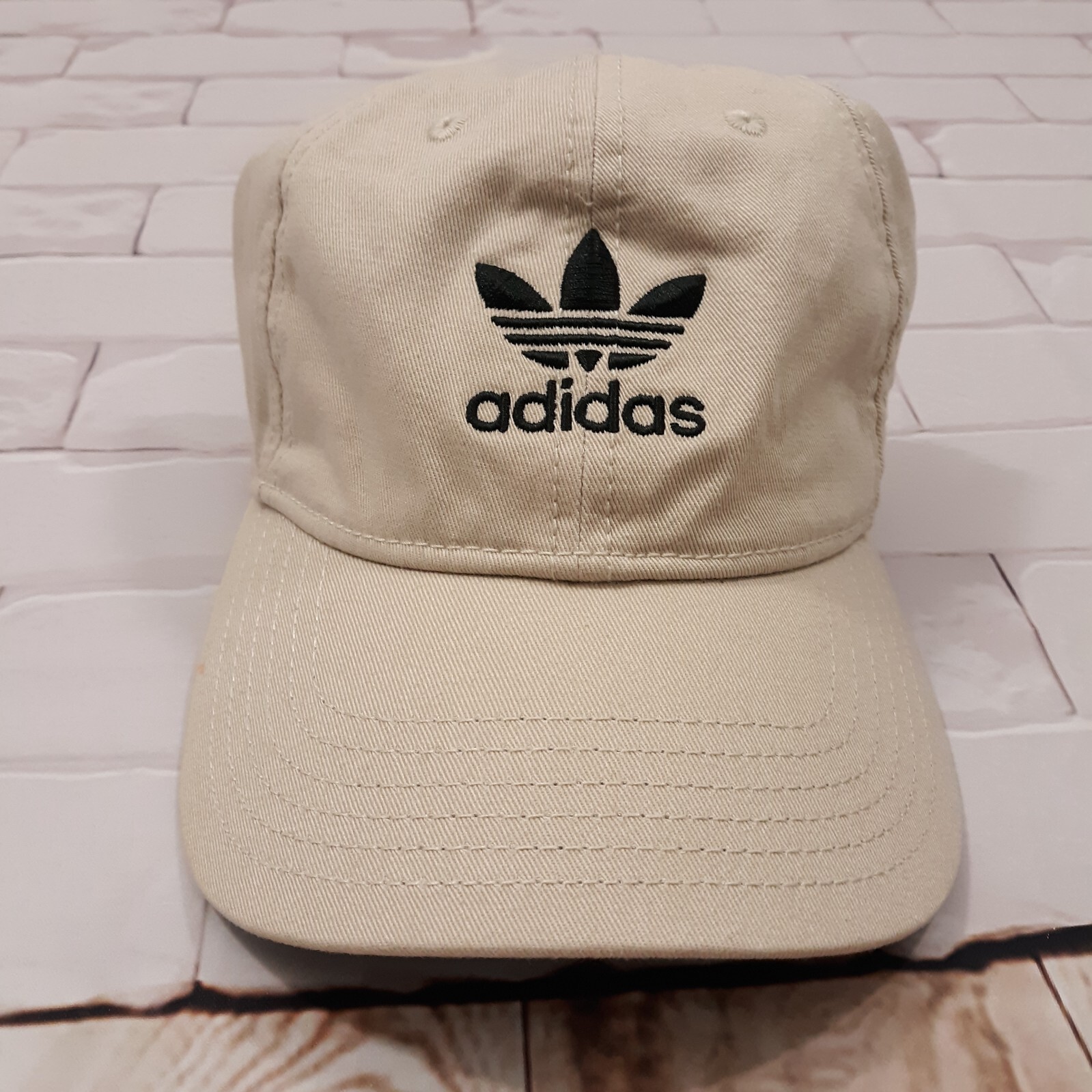 Adidas Baseball Hat Cap Adjustable Strapback Beig… - image 8