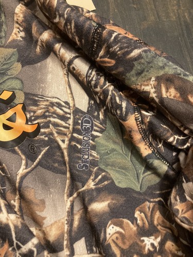 CABELAS Camouflage Hunting Hoodie Fall Green Camo Seclusion 3D XL - Picture 3 of 5