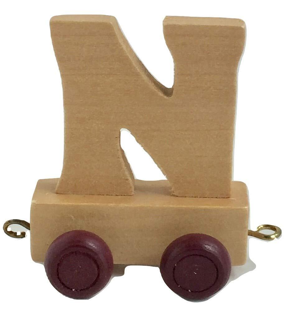 Childrens Personalised Wooden Alphabet Letter Train A-Z Name Set All Letters Ava