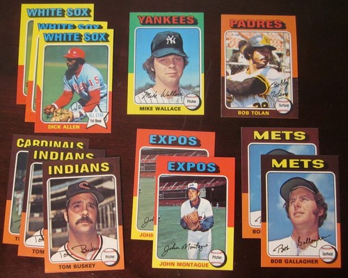 Topps Baseball 1975 - Elige terminar tu conjunto - (#250-499) casi nuevo casi nuevo/como nuevo - Imagen 151 de 244