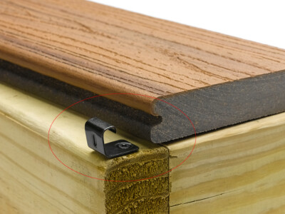 Terrasse Trex Start-Clips 36St. für Terrassendielen, Unterkonstruktion Holz