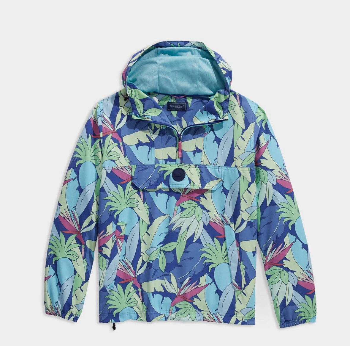 Vineyard vines boys La Palmerie island anorak NWT Sz L Rain Jacket