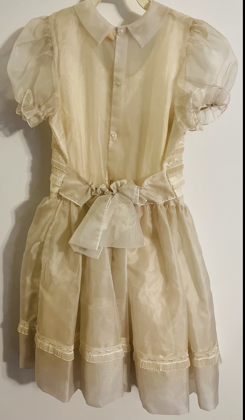 Vintage Antique Christening Baptism Gown Dress… Gem