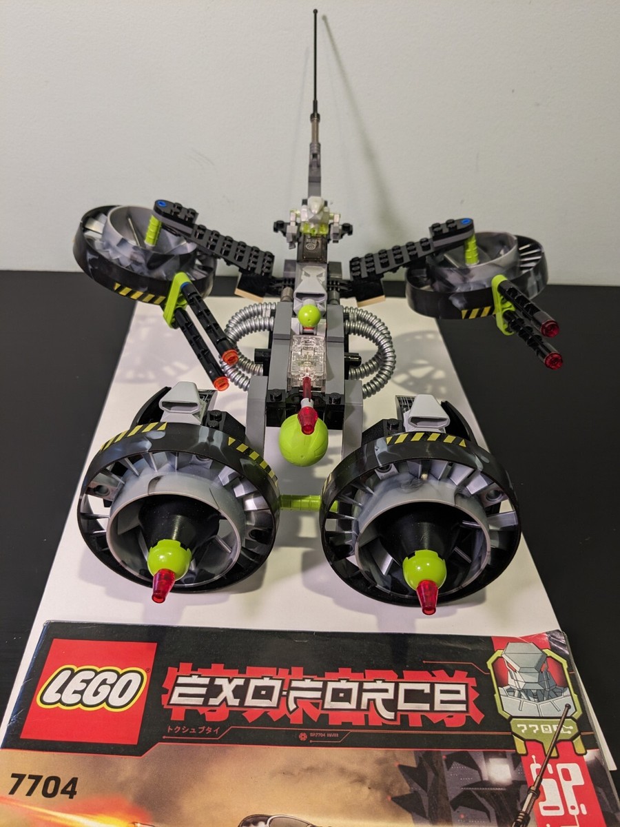 LEGO 7704 Exo-Force Sonic Phantom Devastator 100% Complete Light
