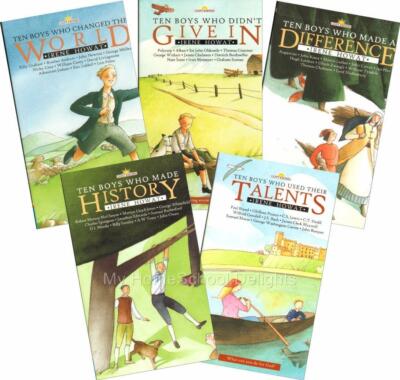 New LIGHT KEEPERS TEN BOYS Boxed Set 5 Books Irene Howat Christian Biographies