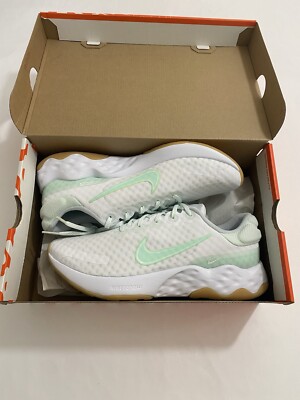 New Women s Size 10 White Mint Nike Renew Ride 3 Running Shoes DC8184 101