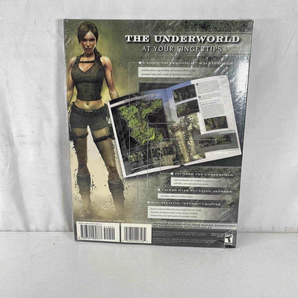 Tomb Raider: Underworld : The Official Guide by Piggyback Interactive : Sealed - Image 2 of 2