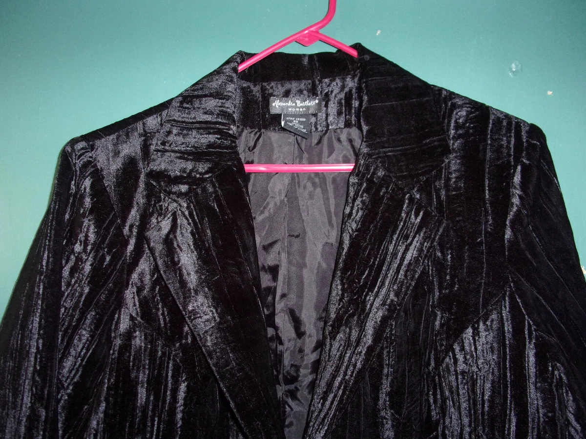 Crushed velvet clearance jacket