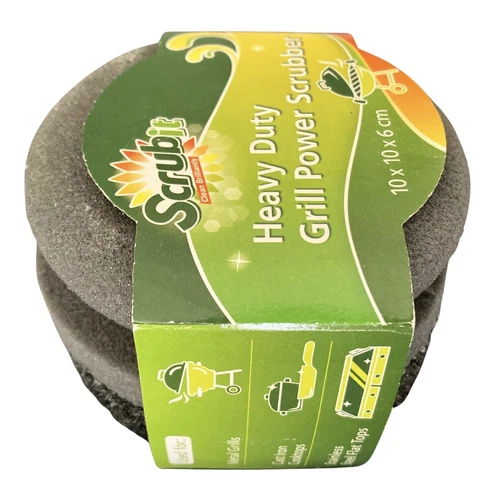 SCRUBIT Grill Cleaning Brush  Bristle Free BBQ Cleaner with Heavy Duty Scrubber