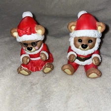 Vintage Amscan Inc Christmas Bears Korea Set Of 2