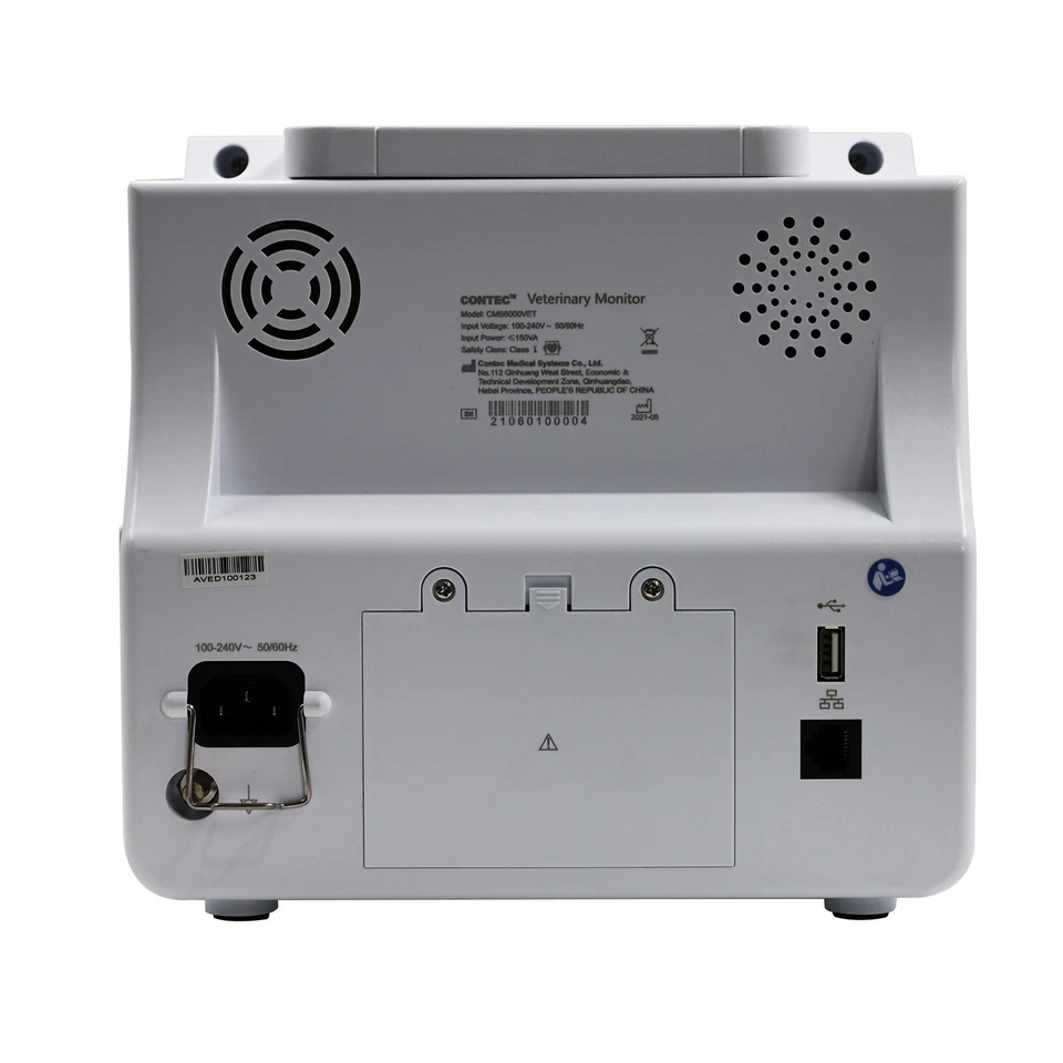 Monitor de paciente de signos vitales veterinarios con ECG, RESP, SpO2,PR,NIBP,TEMP, USO DE MASCOTAS Foto 3 de 4