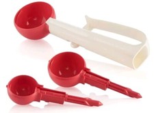 Tupperware Portionierschaufeln - 3 aufsteckbare Schaufeln (klein, mittel, groß)
