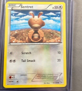 Sentret 81/106 Pokemon Flashfire Common Colorless 