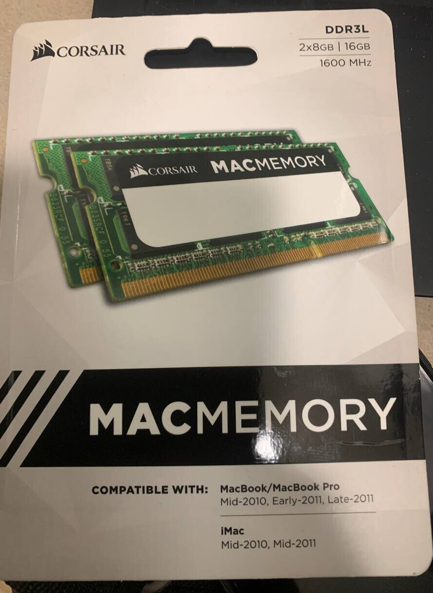 Corsair 16GB (2x8GB) DDR3 1600MHz MACMEMORY | eBay