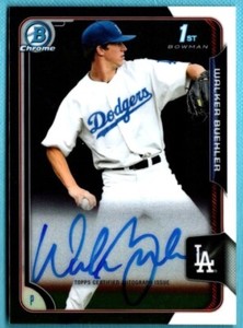Walker Buehler 2015 Bowman Draft #BCA-WB Chrome DP Auto (1st 