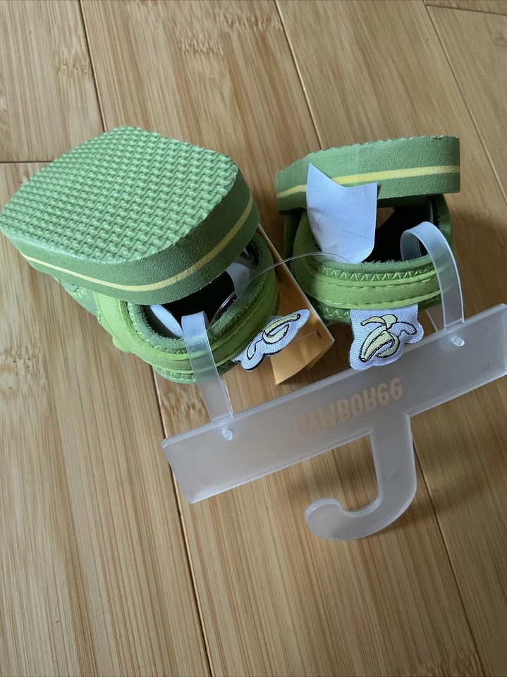 VTG Gymboree Green Go Bananas Baby Boys Sandals Shoes Size 01 NWT Summer Beach - Image 3 of 4