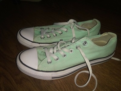 mint green chuck taylors