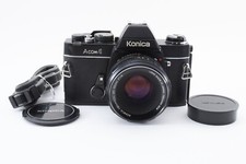 🚀🎁《Optics MINT》Konica Acom-1 Film SLR Camera Hexanon AR 52mm F/1.8 Lens JAPAN✈