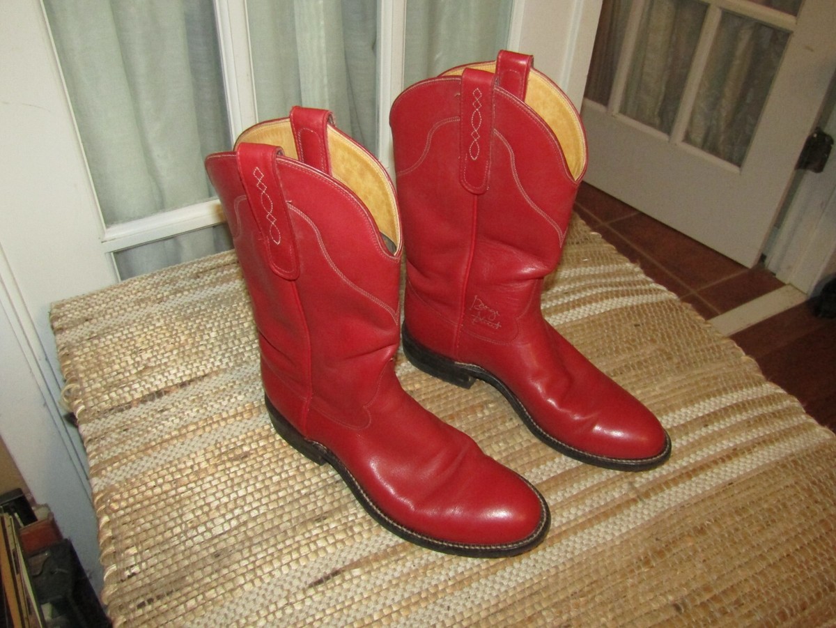 Tony Lama George Strait Red Leather Western Cowgirl Cowboy  display picture 2