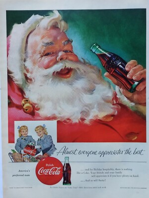 1955 vintage Coca-Cola print ad, almost everyone appreciates the best