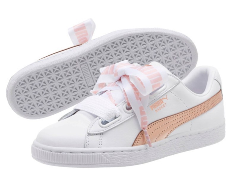 Puma Basket Basket Basket Heart Metallic Girls Ladies Size UK 4 367767 01 0f8642 Puma Basket Basket Basket Heart Metallic Girls Ladies Size UK 4 367767 01 0f8642