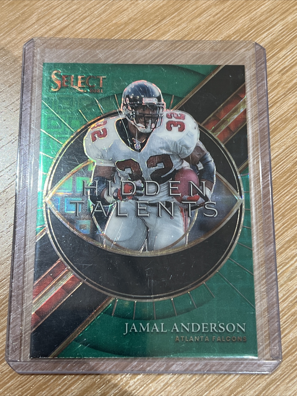 2021 Panini Select Hidden Talents Green 3/5 Jamal Anderson ATL Falcons #HT-11