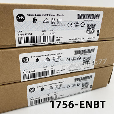 Module Ethernet/IP Allen-Bradley 1756-ENBT Series A - Pour Rack ControlLogix - Neuf Scellé