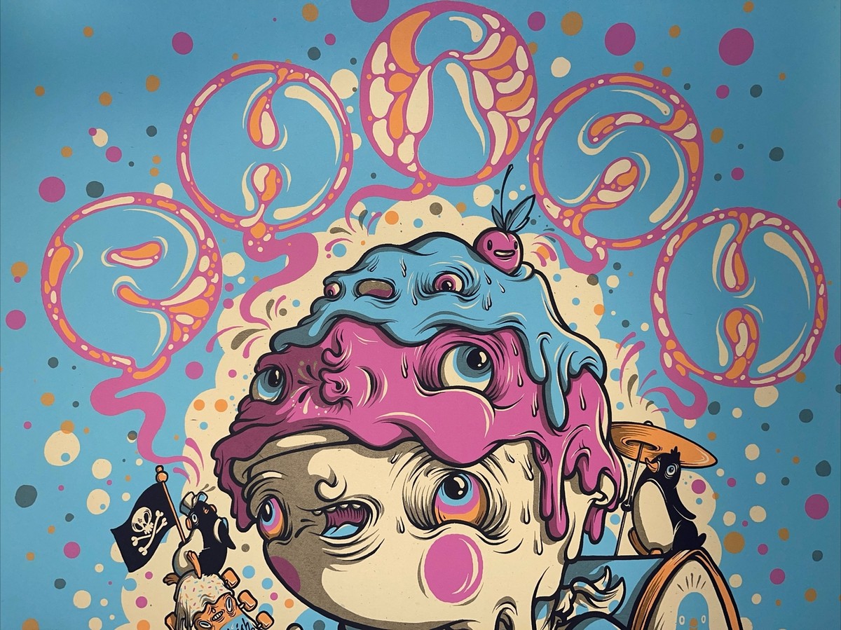 Phish 2012 Burgettstown PA Drew Millward Rare Signed Artist Proof