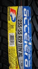 NEW 255 55 19 Accelera Iota with 100% Tread 111W #16166