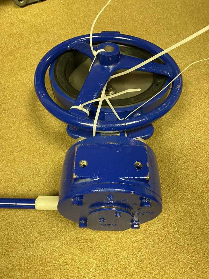 Válvula mariposa Keystone 8” tipo 221 con actuador de rueda de mano, disco de acero inoxidable SS” Foto 4 de 4