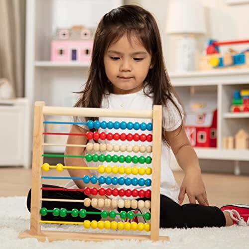 Ábaco Juguete De Conteo Educativo Clásico De Aprendizaje Madeira De Matemáticas - Imagen 5 de 8