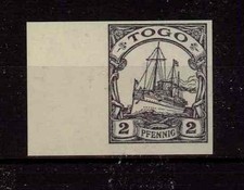 Dt. KOLONIEN - TOGO - 2 Pfg. UNVERAUSGABTE WERTSTUFE !! - PROBEDRUCK !! RARE !!