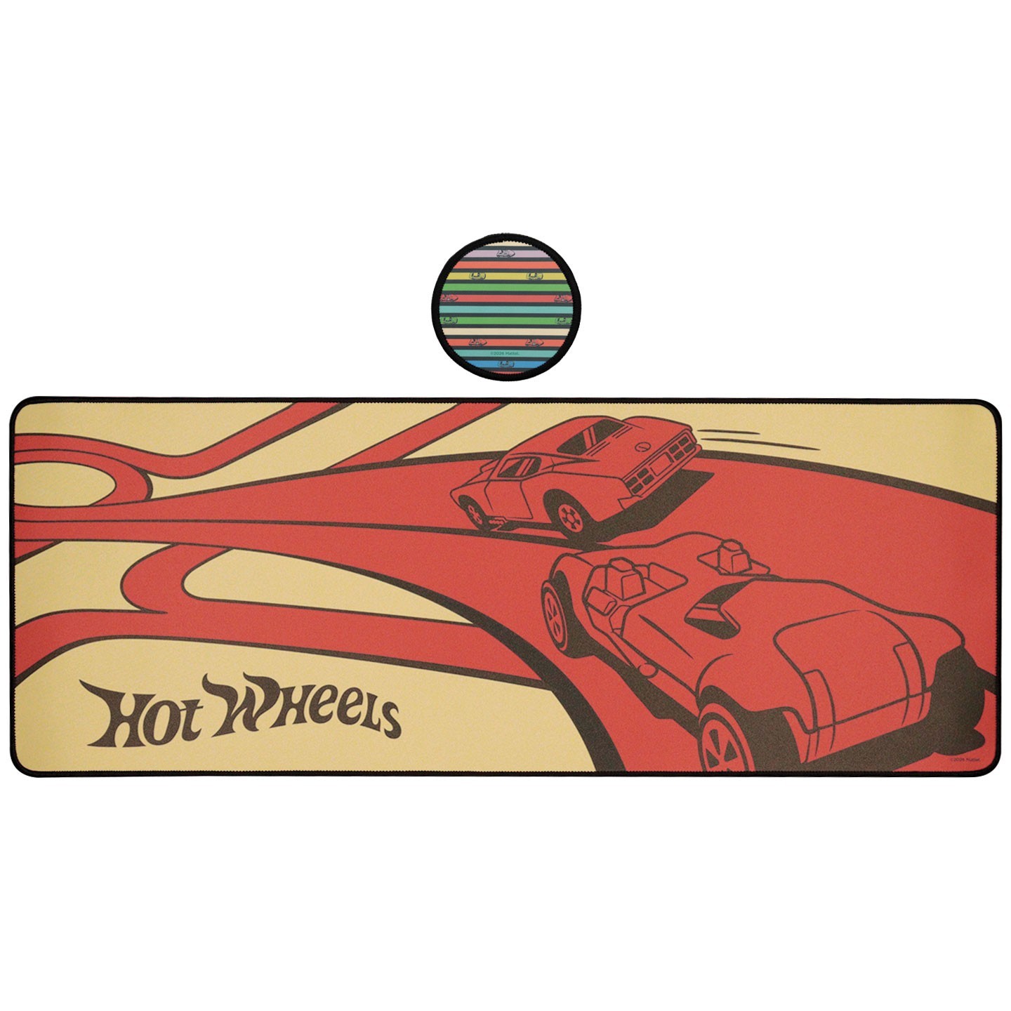 Hot Wheels™ - Officially Licensed Desk Pad & Coaster Set - Non Slip