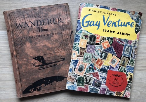 2 Stamp Albums Stanley Gibbons Wanderer With A Large Number Stamps - 第 1/15 張圖片