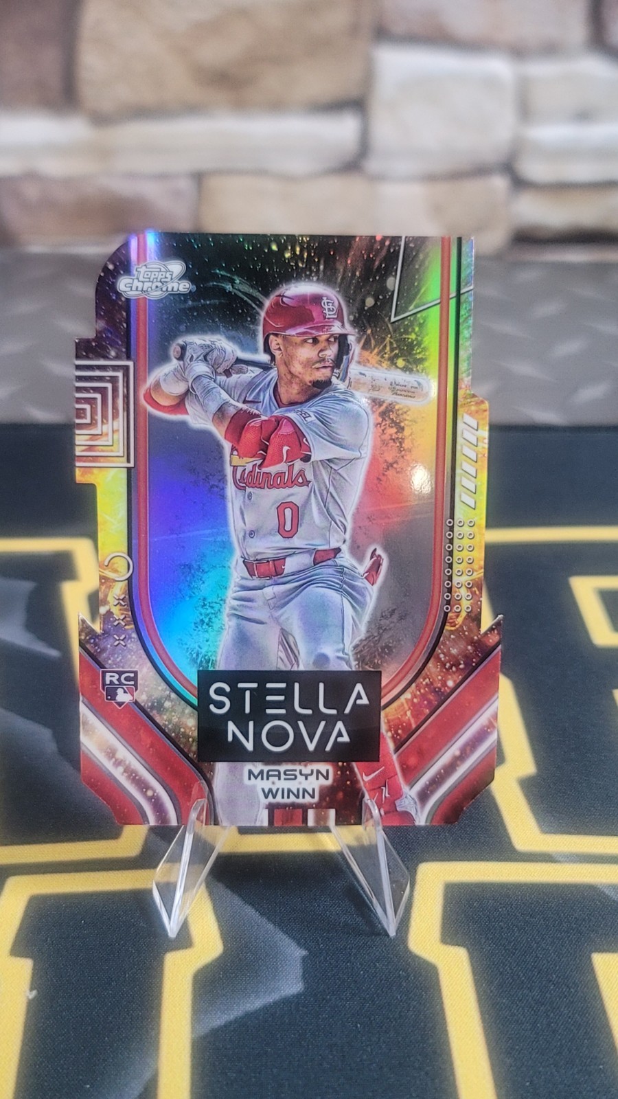 2024 Topps Chrome Cosmic Masyn Winn #SN-2 Stella Nova Die Cut Case Hit (RC)