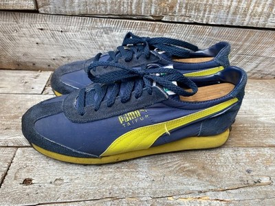 Vintage 80's Puma Taifun bluetrainer nylon sneakers sz uk 7 US 8