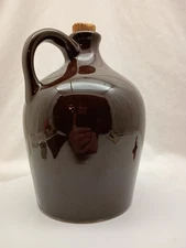 Brown Jug Music Box Ceramic Mid-1900s Thorens Music Box Plays Little Brown Jug