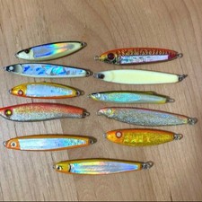 11 Metal Jigs for 40g Light Shore Jigging, for Blue-backed fish, Sea bass, and
