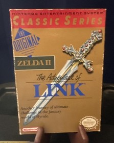 Nintendo Zelda II: The Adventure of Link for NES - Box/Manual NTSC-U/C