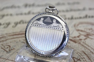 Antike Tula Silber Taschenuhr pocket watch HAVILA WATCH Co S.A. GENEVE 16 Jewels