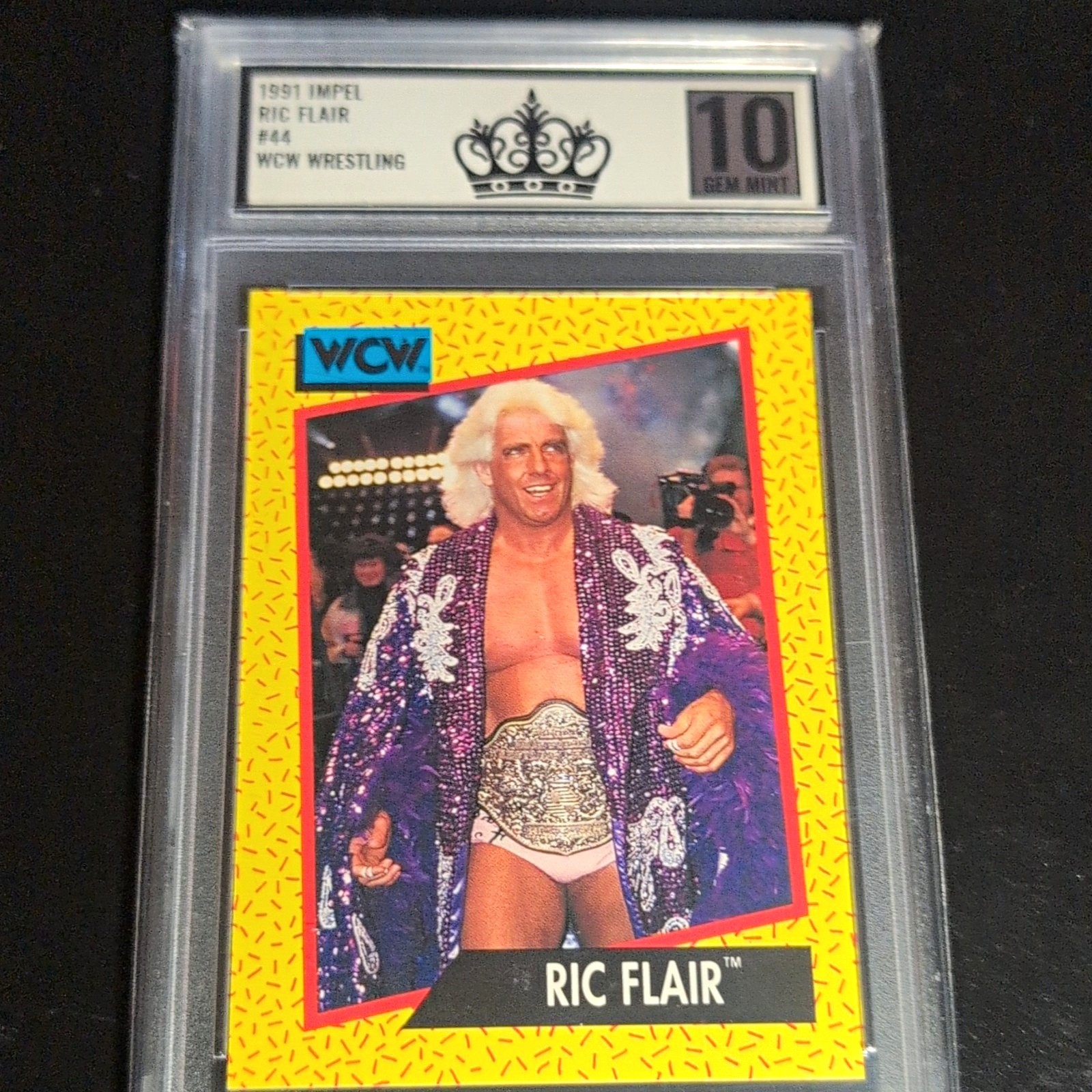 Impel 1991 WCW Ric Flair #44 Base Set Graded Wrestling Trading Card