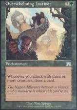 Overwhelming Instinct - Light Play MTG Onslaught