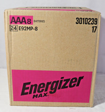 Energizer MAX AAA Alkaline Batteries Case of 24 8-Packs 192 Total E92MP-8