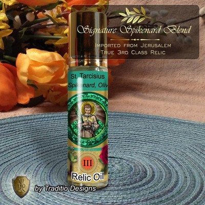 St. Tarcisius Relic Anointing Oil | Internal Bleeding, Heart & Lung Healing